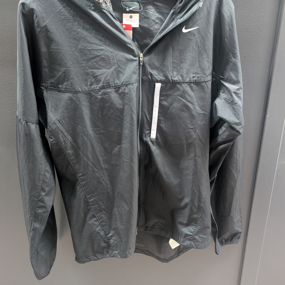 Nike Ladies Black Lightweight Windbreaker Jacket